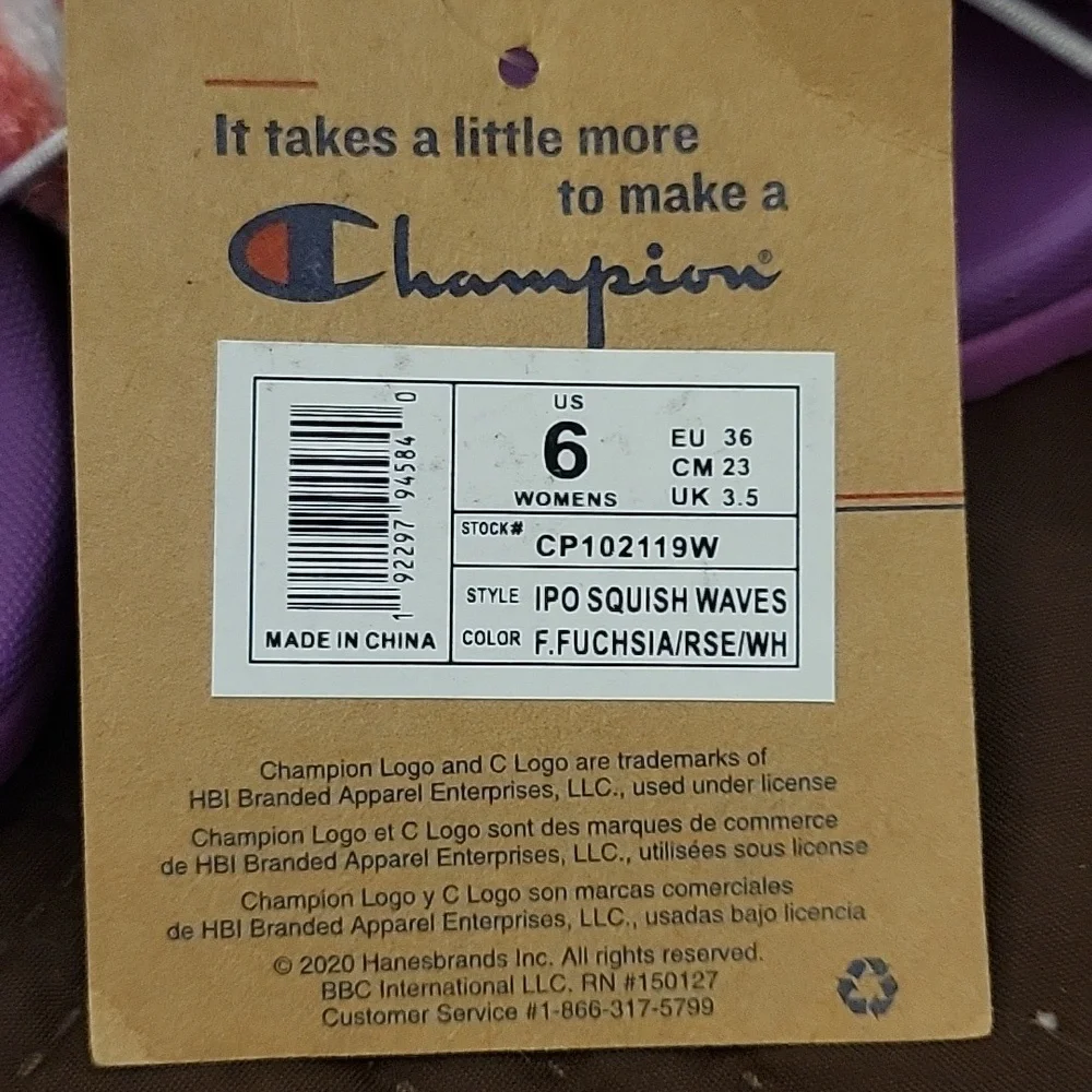 💕HOST PICK💕Champion Squish Waves slides - Picture 4 of 5